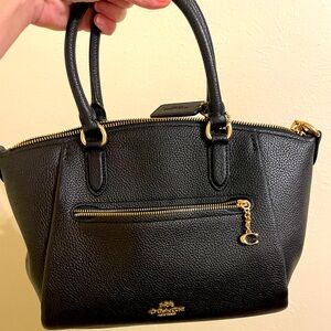 Coach Purse Black Leather